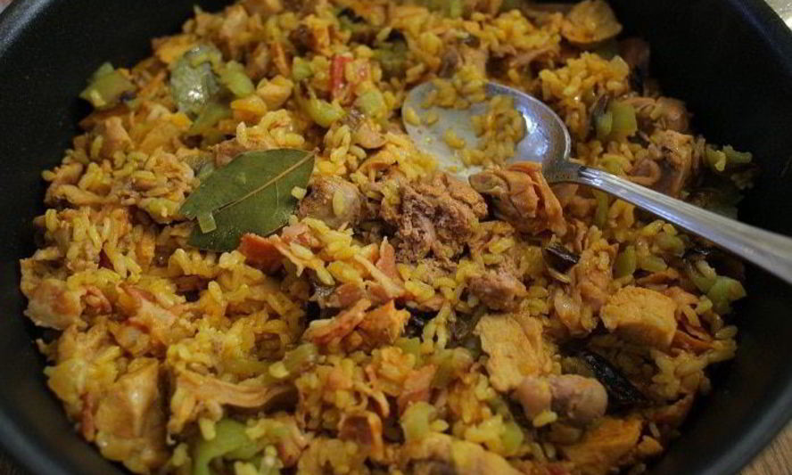 Рецепт паэльи с кроликом