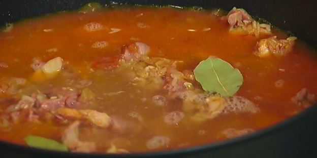 паэлья с кроликом