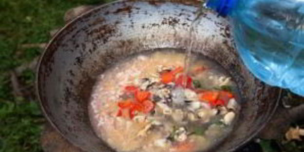 паэлья в казане