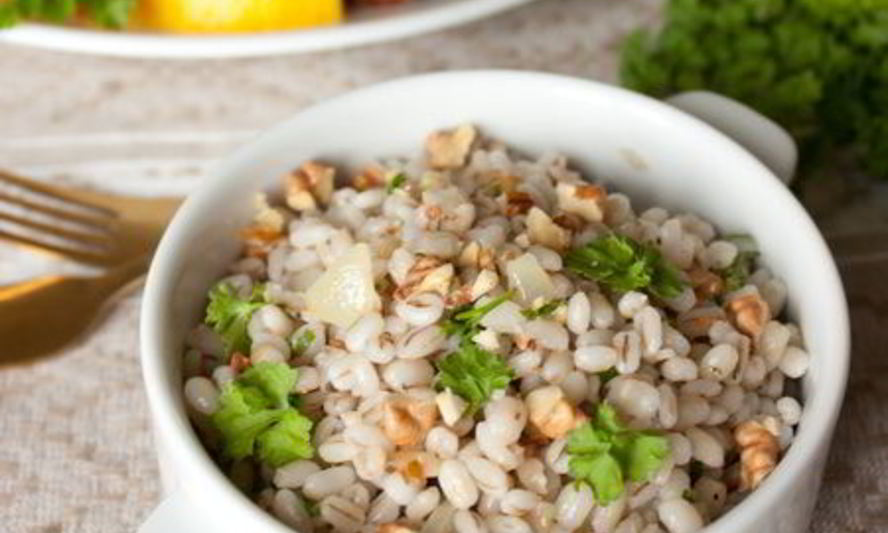 Рецепт пилава из перловой крупы с грецкими орехами