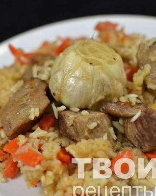 Плов из баранины в мультиварке