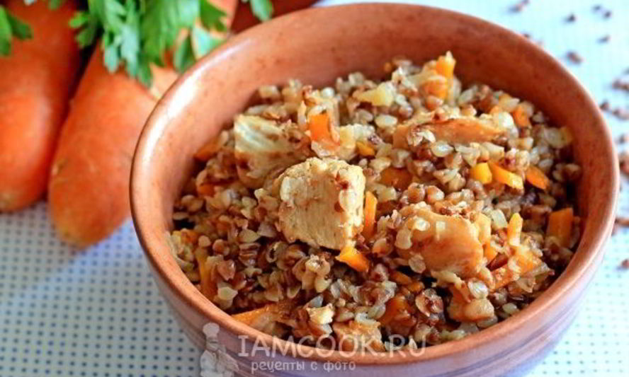 Рецепт плова из гречки с курицей