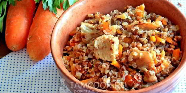 плов из гречки с курицей