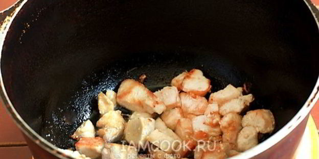 плов из гречки с курицей