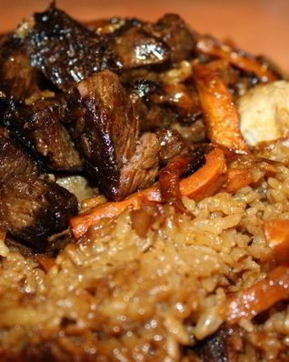 Плов из индоутки