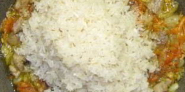 плов из свинины на сковороде