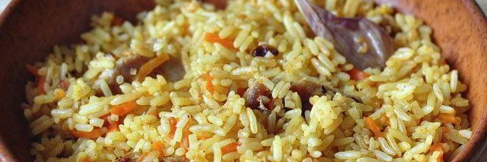 Плов из телятины в мультиварке