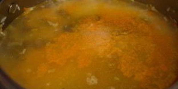 плов с белыми грибами