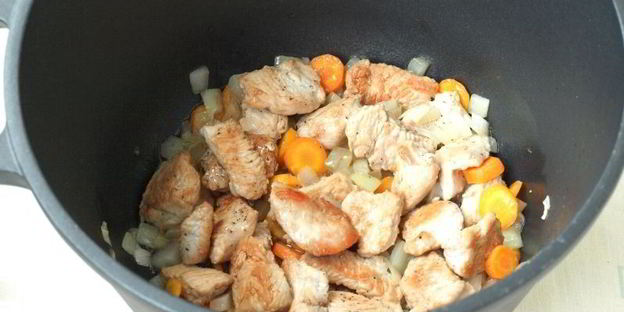 плов с индейкой и машем