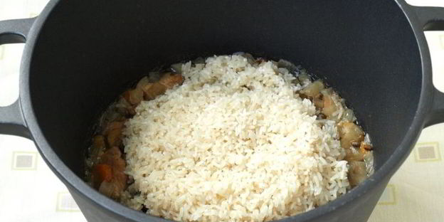 плов с индейкой и машем