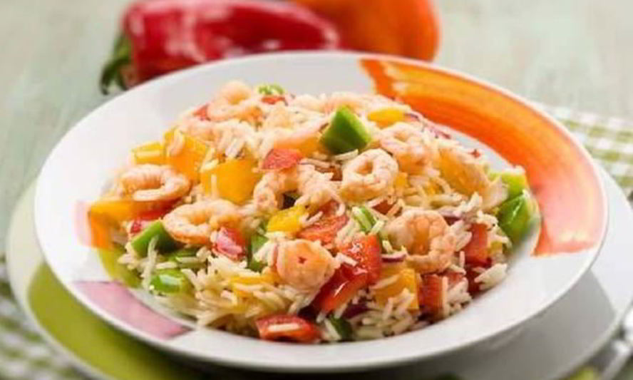 Рецепт плова с креветками