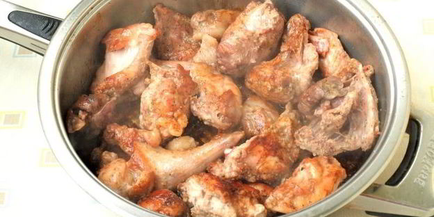 плов с кроликом