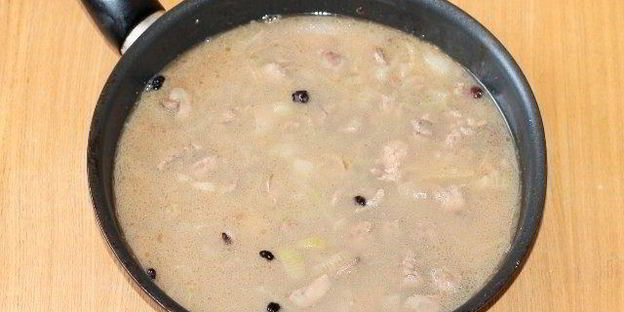 плов с куриной печенью и курицей