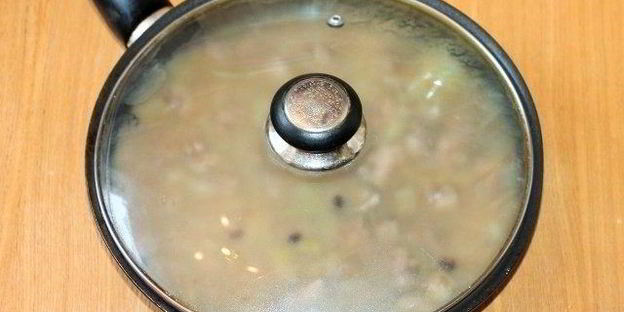 плов с куриной печенью и курицей