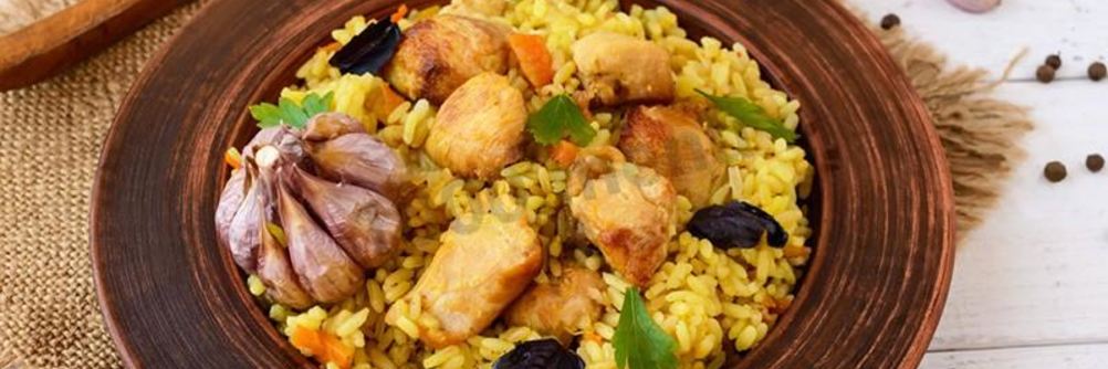 Плов с куриным филе