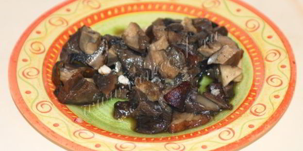 плов с курицей и грибами