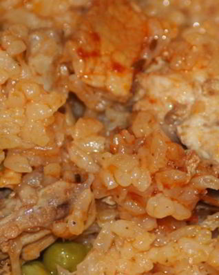 Плов с курицей и свининой