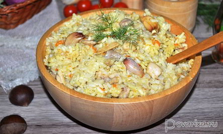 Рецепт плова с курицей