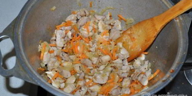 плов с курицей