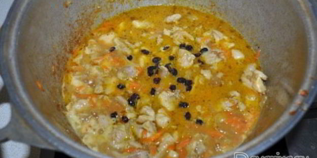 плов с курицей