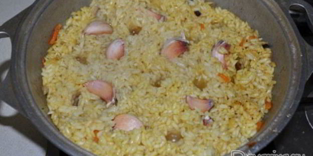 плов с курицей