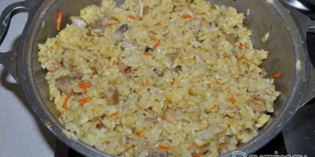 плов с курицей