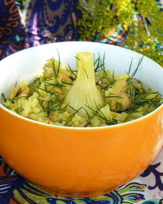 Плов с мидиями