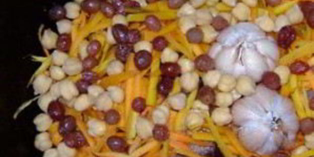 плов с нутом