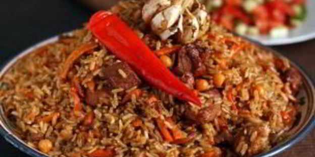 плов с нутом