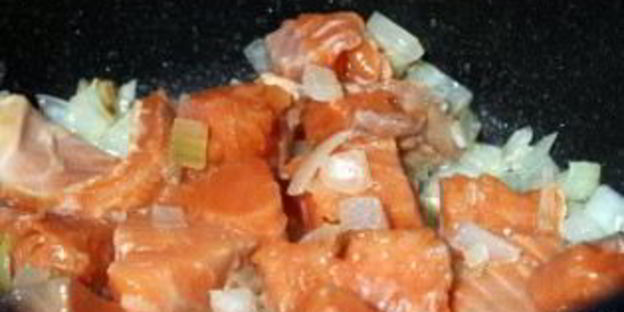 плов с рыбой