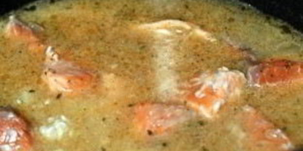 плов с рыбой