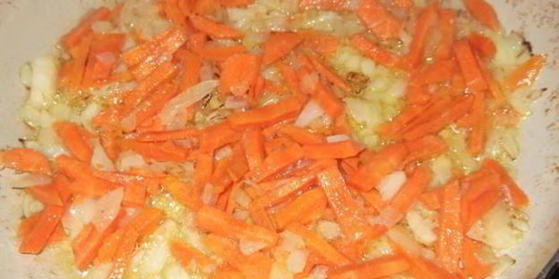 плов с шампиньонами