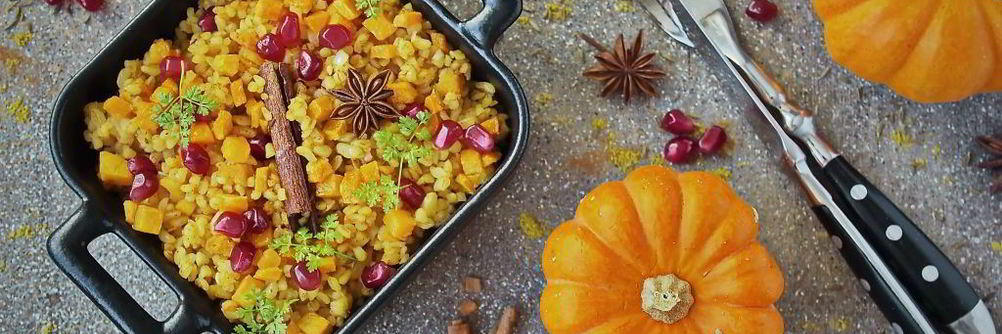 Плов с тыквой