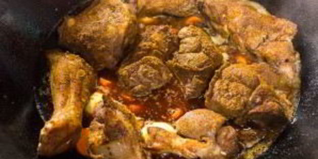 плов с яйцом