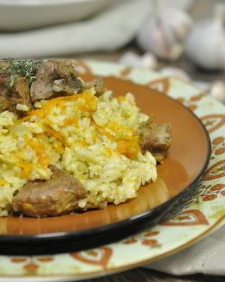 Плов со свининой в мультиварке