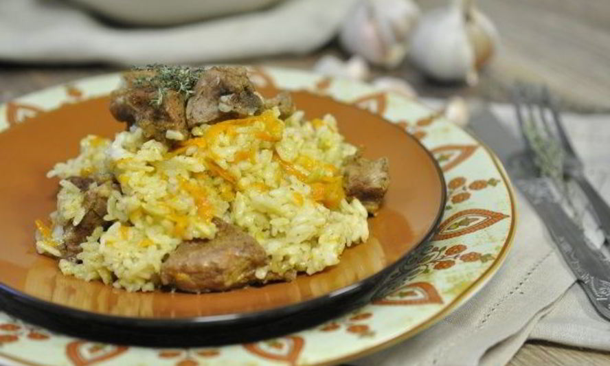 Рецепт плова со свининой в мультиварке