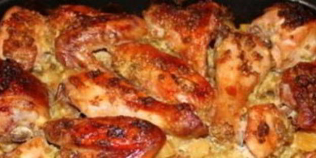 плов в духовке на противне