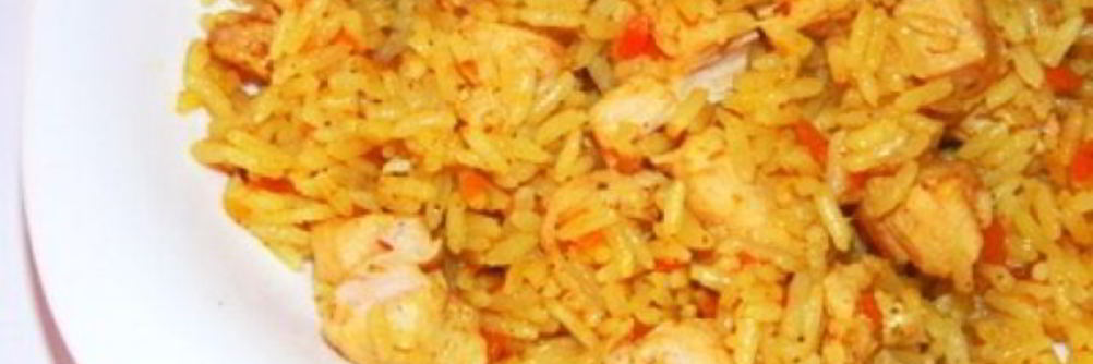 Плов в духовке с курицей