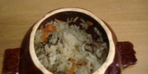 плов в горшочке с курицей