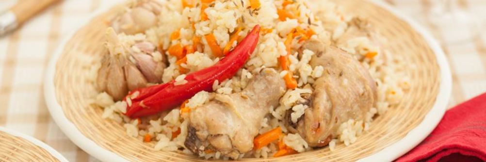 Простой плов из курицы