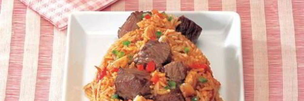 Пряный арабский плов с ягненком