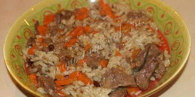 узбекский плов из баранины