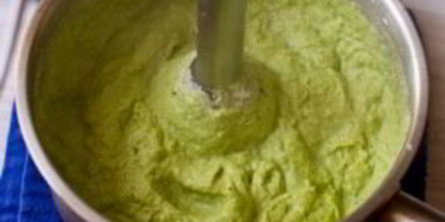 пюре картофельное с брокколи