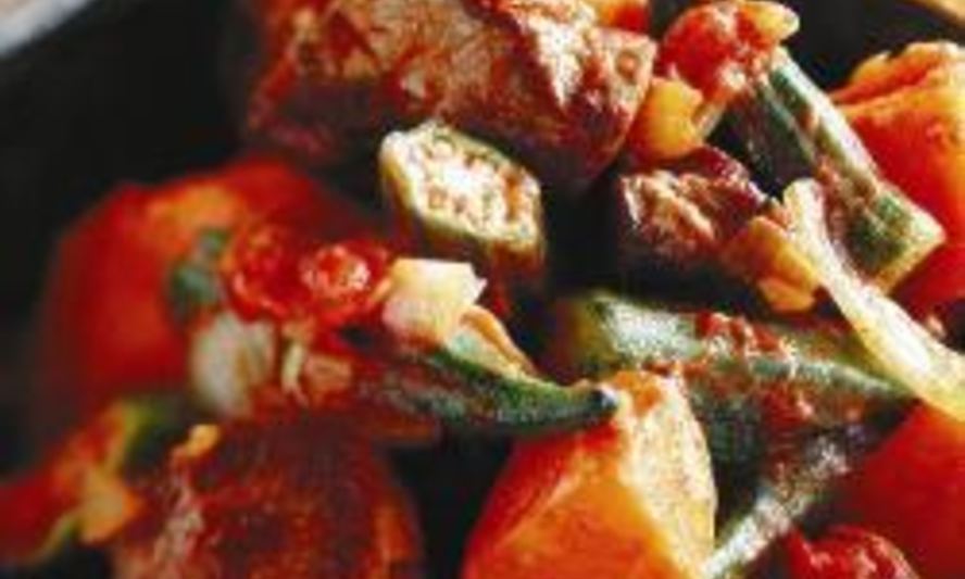 Рецепт африканского рагу из баранины со сладким картофелем