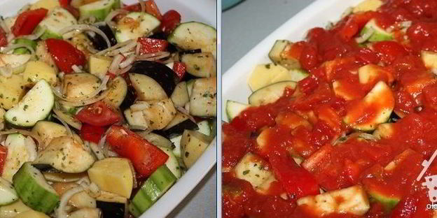 бриам — греческое овощное рагу