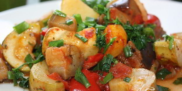 бриам — греческое овощное рагу