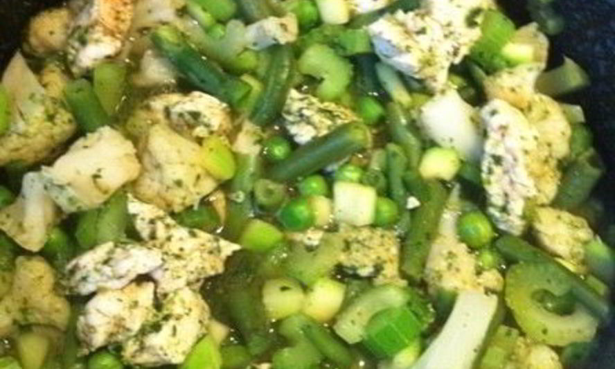 Рецепт быстрого зеленого рагу