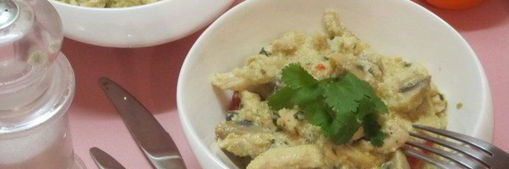 Фрикасе из курицы с грибами