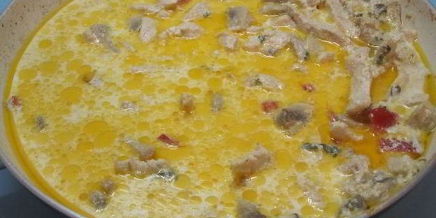 фрикасе из курицы с грибами