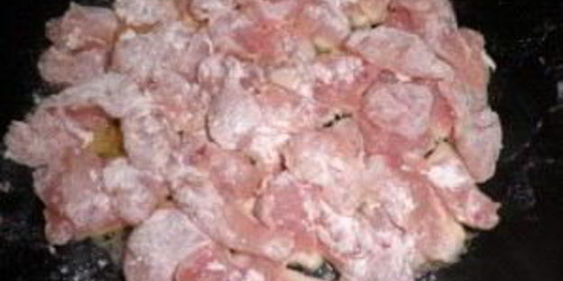 фрикасе из курицы со сметаной